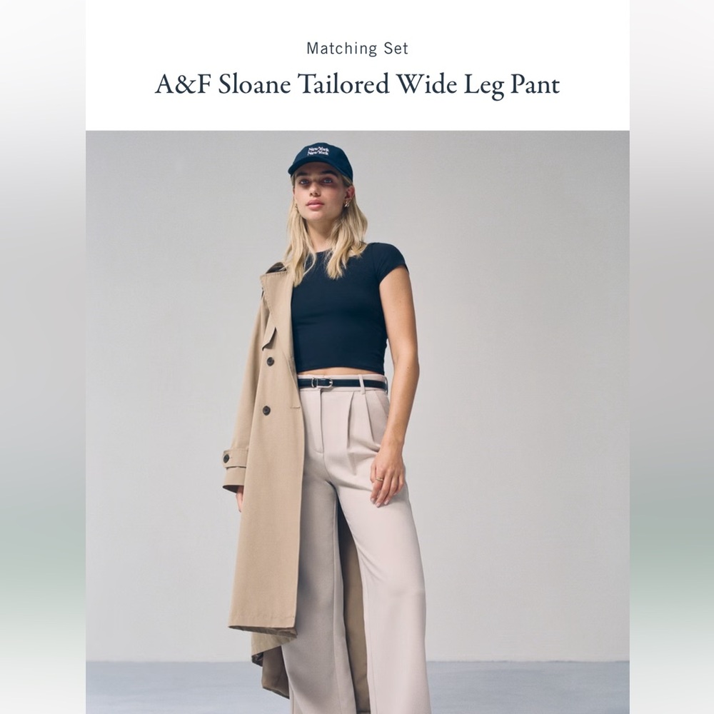 Abercrombie & Fitch Sloane Wide Leg Pants (two pants one price)